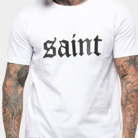 NWT Saint Morta Crew Neck Short Sleeve Logo Tee T Shirt sz 4XL - Picture 1 of 4